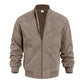 Men's Classic Bomber Jacket with Zip Front
