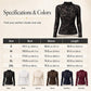 Women's Elegant Long-Sleeve Lace Shirt