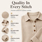 👚✨Women's Waffle Knit Long Sleeve Henley Top