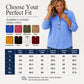 👚✨Women's Waffle Knit Long Sleeve Henley Top