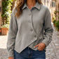 👚✨Women's Irregular Diagonal Button-Down Jacket