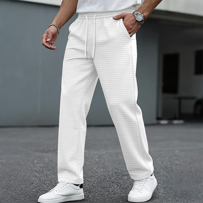 ✨Men's Waffle Knit Drawstring Casual Pants