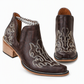 ✨Women's Retro V-Cut Block Heel Martin Boots Plus Size Fall Winter Solid Color and Floral Print Ankle Boots