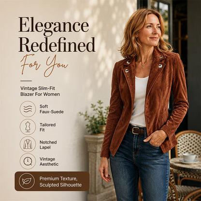 👚✨Women's Chic Lapel Slim Fit Jacket