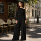 👗✨Women's Off-Shoulder Wide-Leg Jumpsuit