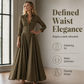 💫 Effortless Polish | Women's Lapel Button-Down Pocket Maxi Dress