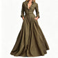 💫 Effortless Polish | Women's Lapel Button-Down Pocket Maxi Dress