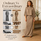 👗✨Women's Batwing Sleeve Top & Maxi Skirt Set