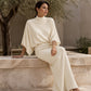 👗✨Women's Batwing Sleeve Top & Maxi Skirt Set