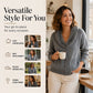 👚✨Women's Furry Collar Knit Cardigan