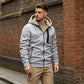✨Men's Thick Plush-Lined Hooded Warm Jacket
