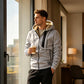 ✨Men's Thick Plush-Lined Hooded Warm Jacket