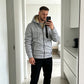 ✨Men's Thick Plush-Lined Hooded Warm Jacket