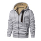 ✨Men's Thick Plush-Lined Hooded Warm Jacket