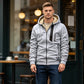 ✨Men's Thick Plush-Lined Hooded Warm Jacket