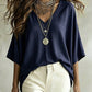 👚✨Women's Effortless Draped V-Neck Blouse