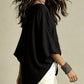 👚✨Women's Effortless Draped V-Neck Blouse