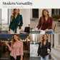 Women’s Elegant V Neck Tie Waist Blouse✨𝘉𝘶𝘺 2 𝘢𝘯𝘥 𝘨𝘦𝘵 𝘢𝘯 𝘦𝘹𝘵𝘳𝘢 8% 𝘥𝘪𝘴𝘤𝘰𝘶𝘯𝘵
