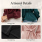 Women’s Elegant V Neck Tie Waist Blouse✨𝘉𝘶𝘺 2 𝘢𝘯𝘥 𝘨𝘦𝘵 𝘢𝘯 𝘦𝘹𝘵𝘳𝘢 8% 𝘥𝘪𝘴𝘤𝘰𝘶𝘯𝘵