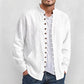 ✨Men's Casual Long Sleeve Stand Collar Shirt
