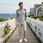 ✨Men's Color Block Waffle Knit Henley Shirt