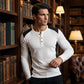 ✨Men's Color Block Waffle Knit Henley Shirt