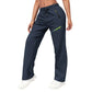 💫 Everyday Function | Women's Contrast-Zip Pocket Athletic Trousers