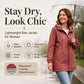 ⏳LAST DAY SALE-60% OFF!!💥Women's Outdoor Waterproof Hooded Jacket🌧🧥✨𝘉𝘶𝘺 𝘢𝘯𝘺 2 𝘢𝘯𝘥 𝘨𝘦𝘵 𝘢𝘯 𝘦𝘹𝘵𝘳𝘢 8% 𝘥𝘪𝘴𝘤𝘰𝘶𝘯𝘵