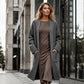 Women's Open Front Long Knit Cardigan
