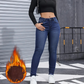 Women's High-Stretch Plush-Lined Skinny Jeans