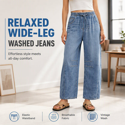 ✨Women's Casual Relaxed Fit Wide Leg Denim Pants✨𝘉𝘶𝘺 2 𝘢𝘯𝘥 𝘨𝘦𝘵 𝘢𝘯 𝘦𝘹𝘵𝘳𝘢 8% 𝘥𝘪𝘴𝘤𝘰𝘶𝘯𝘵