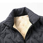 ❄️ Designed especially for winter | Unisex quilted jacket with faux fleece lining ⚡