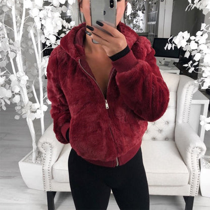 👚✨Women's Faux Fur Warm Coat with Pockets✨𝘉𝘶𝘺 2 𝘢𝘯𝘥 𝘨𝘦𝘵 𝘢𝘯 𝘦𝘹𝘵𝘳𝘢 8% 𝘥𝘪𝘴𝘤𝘰𝘶𝘯𝘵