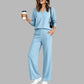 👗✨Women's Casual V-Neck Top & Wide-Leg Pants✨𝘉𝘶𝘺 2 𝘢𝘯𝘥 𝘨𝘦𝘵 𝘢𝘯 𝘦𝘹𝘵𝘳𝘢 8% 𝘥𝘪𝘴𝘤𝘰𝘶𝘯𝘵