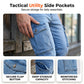 Men's Skinny Fit Stretch Cargo Jeans