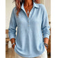 Women's Relaxed Knit Long-Sleeve T-Shirt