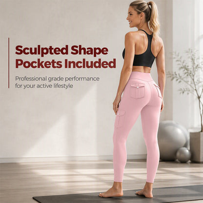 Women's High-Waisted Cargo Yoga Pants