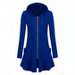 Women's Mid-Length Zip-Up Hooded Jacket