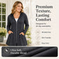 Women's Mid-Length Zip-Up Hooded Jacket