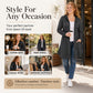 Women's Mid-Length Zip-Up Hooded Jacket