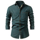 Men's Casual Long Sleeve Denim Shirt