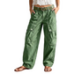 Women's Loose Stretchy Cargo Pants