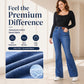 🔥Hot Sale 50% OFF!!⚡50K+ SOLD!❄️Women's High Elastic Waist Flare Jeans
