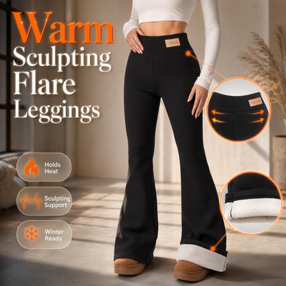 ✨Women's Plush-Lined Flare Leggings