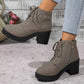 ✨Women's Chunky Heel Platform Ankle Boots