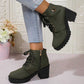 ✨Women's Chunky Heel Platform Ankle Boots