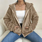 Women's Cozy Fuzzy Hooded Jacket