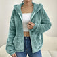 Women's Cozy Fuzzy Hooded Jacket