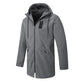Men's Mid-Length Hooded Windbreaker Trench