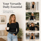 Women's Elegant Boat Neck Ribbed Knit Top